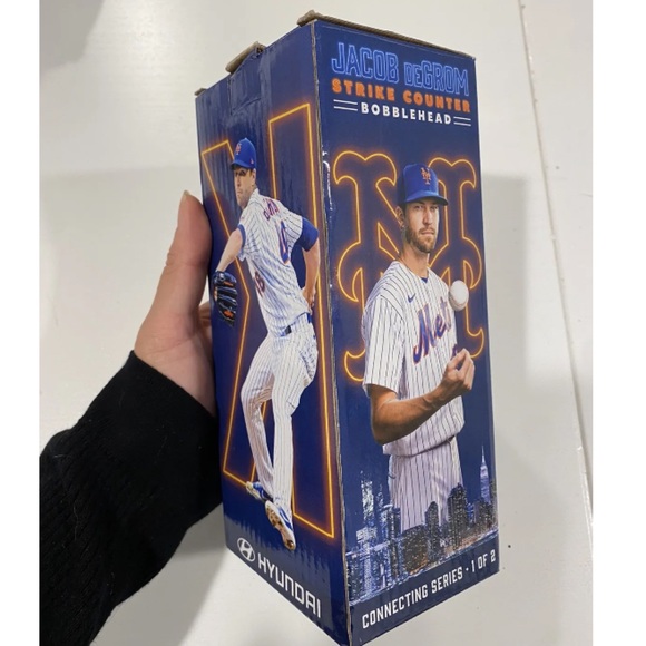 Jacob Degrom Bobble Head Counter Citifield 2022 New - Picture 2 of 5